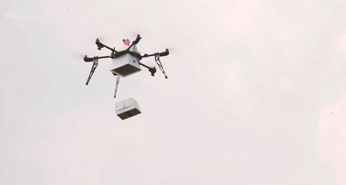 3D打印無人機用途_Flirtey用3D打印無人機進行物質運輸