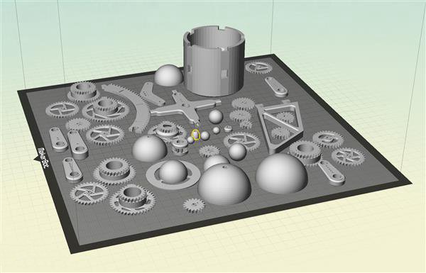 3D打印技術(shù)幾步走 3D打印全自動(dòng)太陽(yáng)系模型免費(fèi)教程