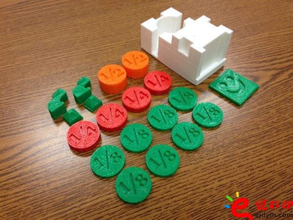 3D打印分數(shù)游戲,教育從娃娃抓起 中小學(xué)生3D打印教育培訓(xùn)課程成功案例終極展示