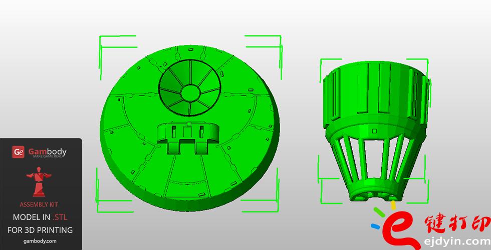 [超清圖集]<<星球大戰之原力覺醒>>千年隼號飛船3D打印作品欣賞(附模型下載地址)